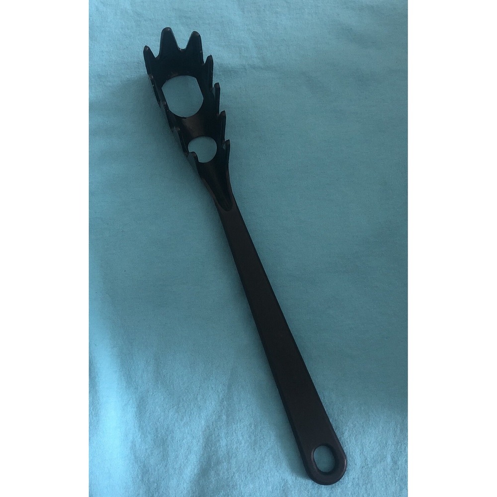 Tailor Made Spaghetti Pasta Measuring Spoon Server Fork Black Nylon 11"